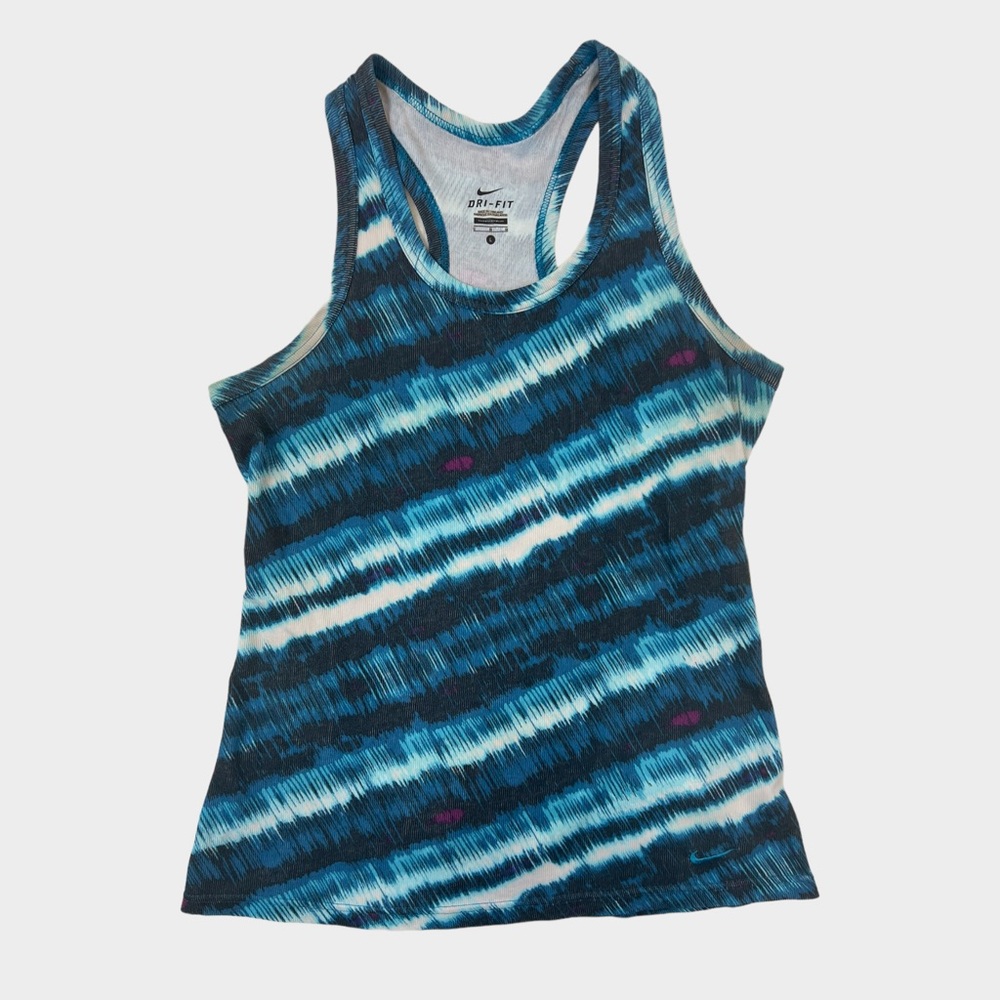 Nike Dri-fit 64% cotton tye-dye tank Large